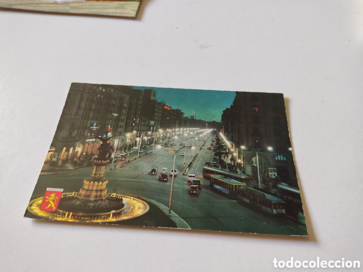 Postales: Postal Zaragoza de noche - Foto 1