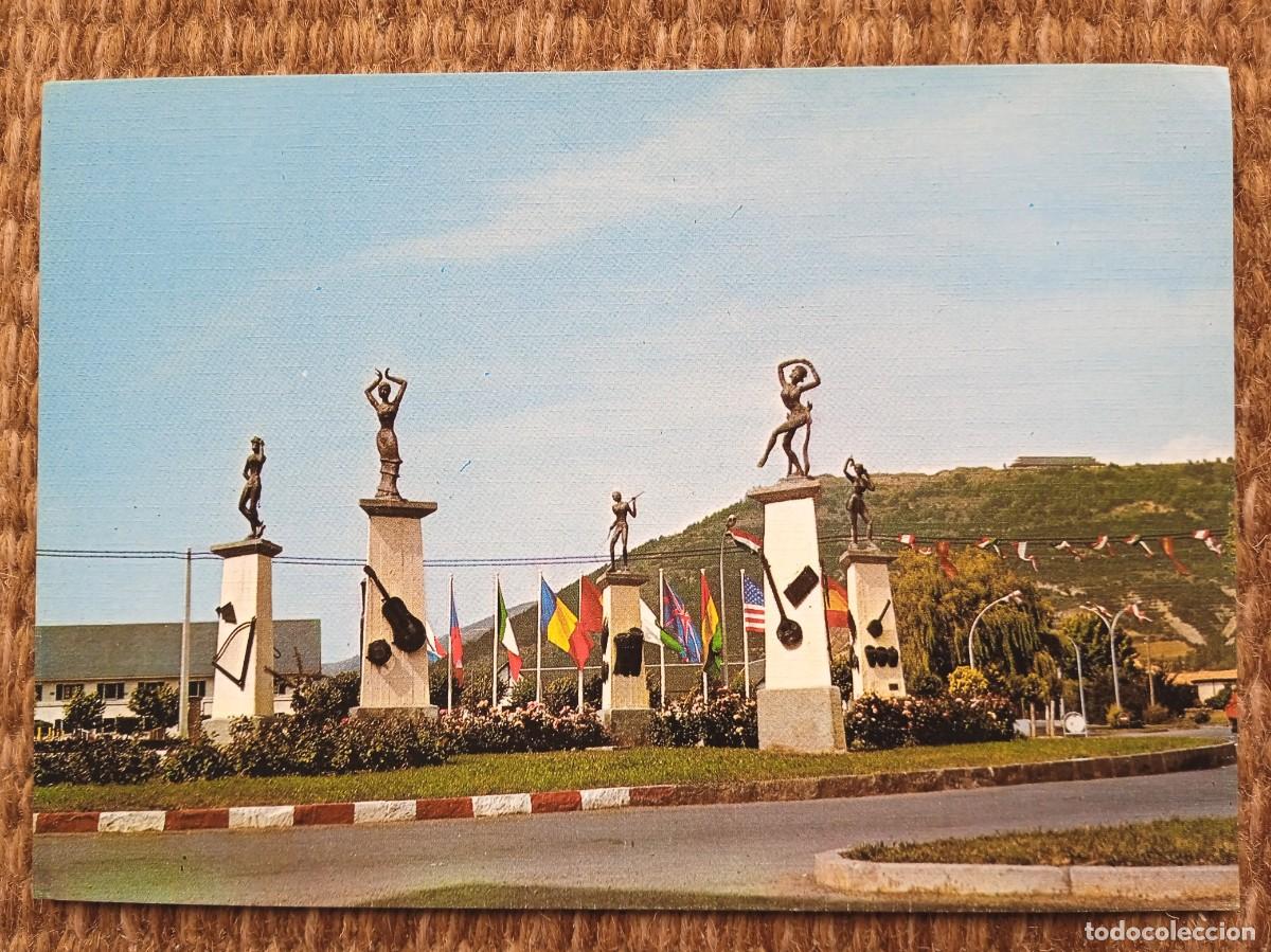 Postales: JACA - HUESCA - MONUMENTO AL FOLKLORE - ED. SICILIA - Foto 1