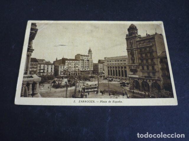 Postales: ZARAGOZA PLAZA DE ESPA&Ntilde;A - Foto 1