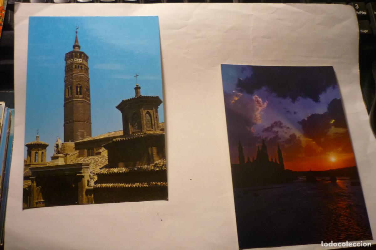 Postales: lote postales zaragoza - Foto 1