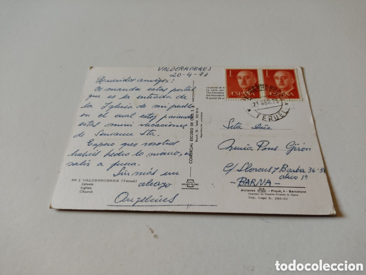 Postales: Postal Valderrobres, Teruel - Foto 2