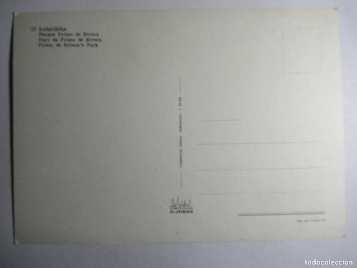 Postales: Zaragoza - Parque Primo de Rivera - Foto 2