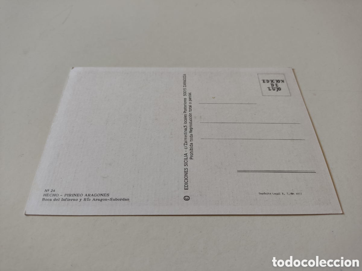 Postales: Postal hecho boca del infierno - Foto 2