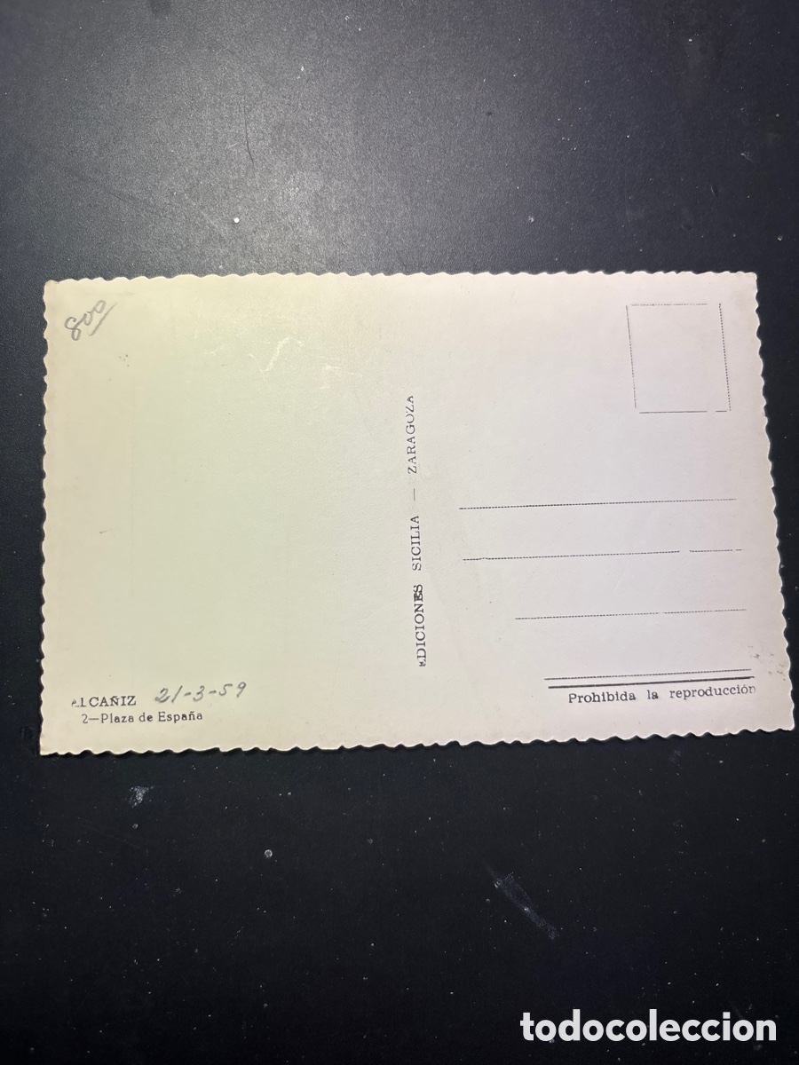 Postales: Tarjeta postal Alcaniz. - Foto 3