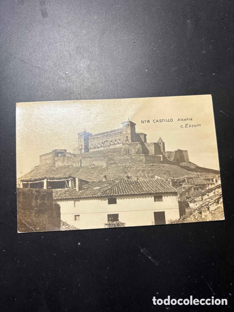 Postales: Tarjeta postal. Alcaniz. El Castillo. - Foto 1