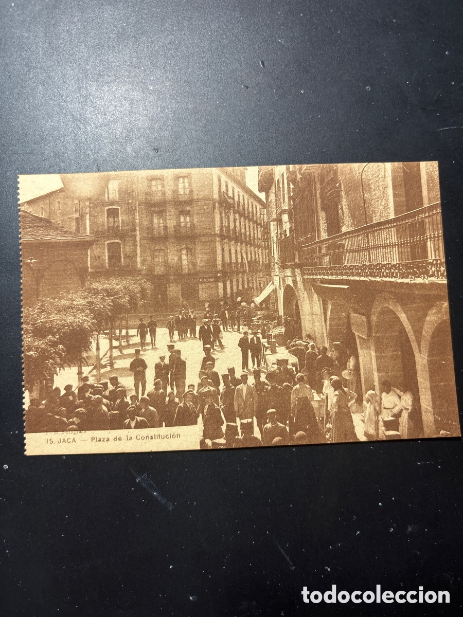 Postales: Antigua postal. Jaca. - Foto 2