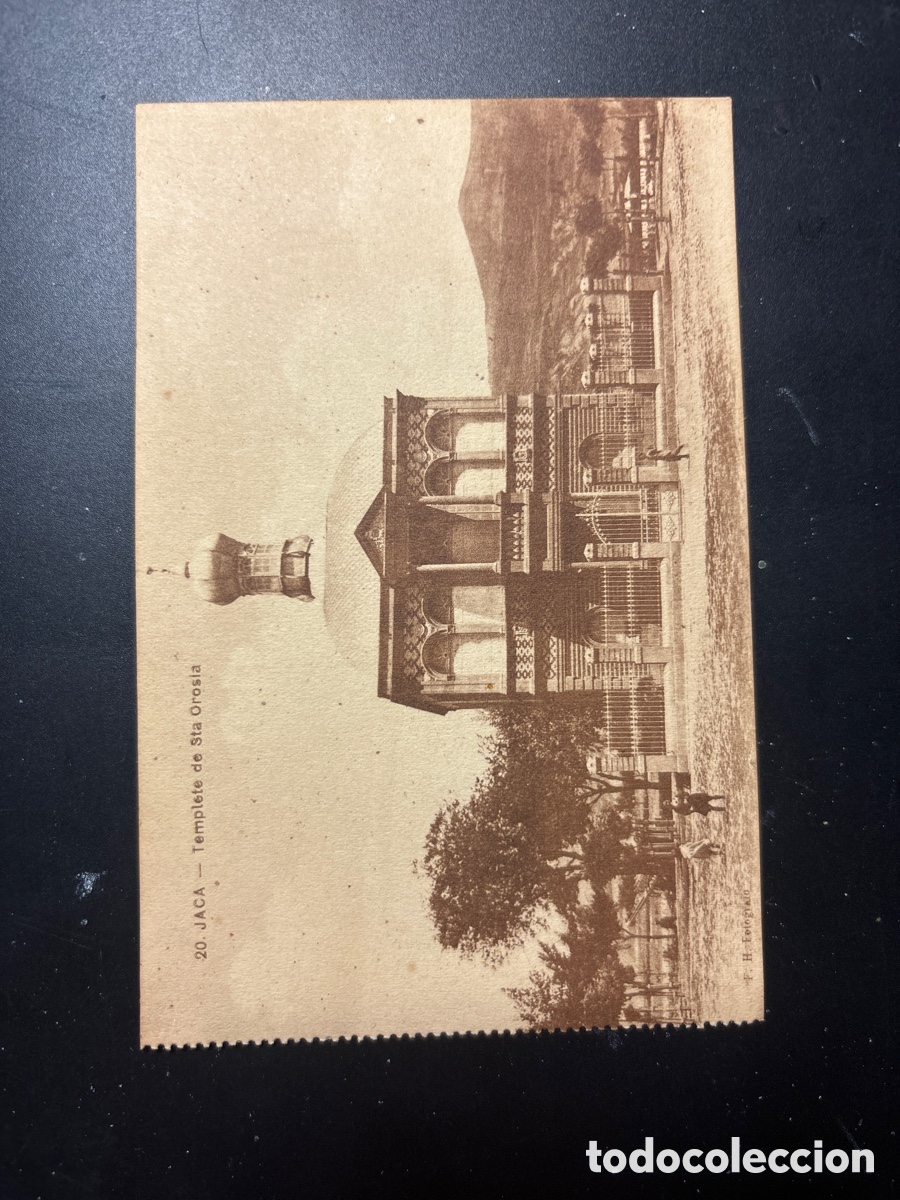 Postales: Antigua tarjeta postal Jaca - Foto 2