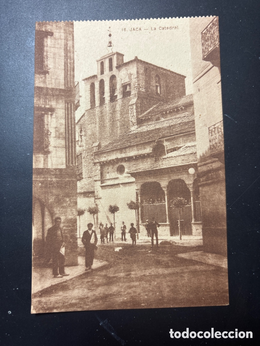 Postales: Activa tarjeta postal. Jaca. La catedral. - Foto 2