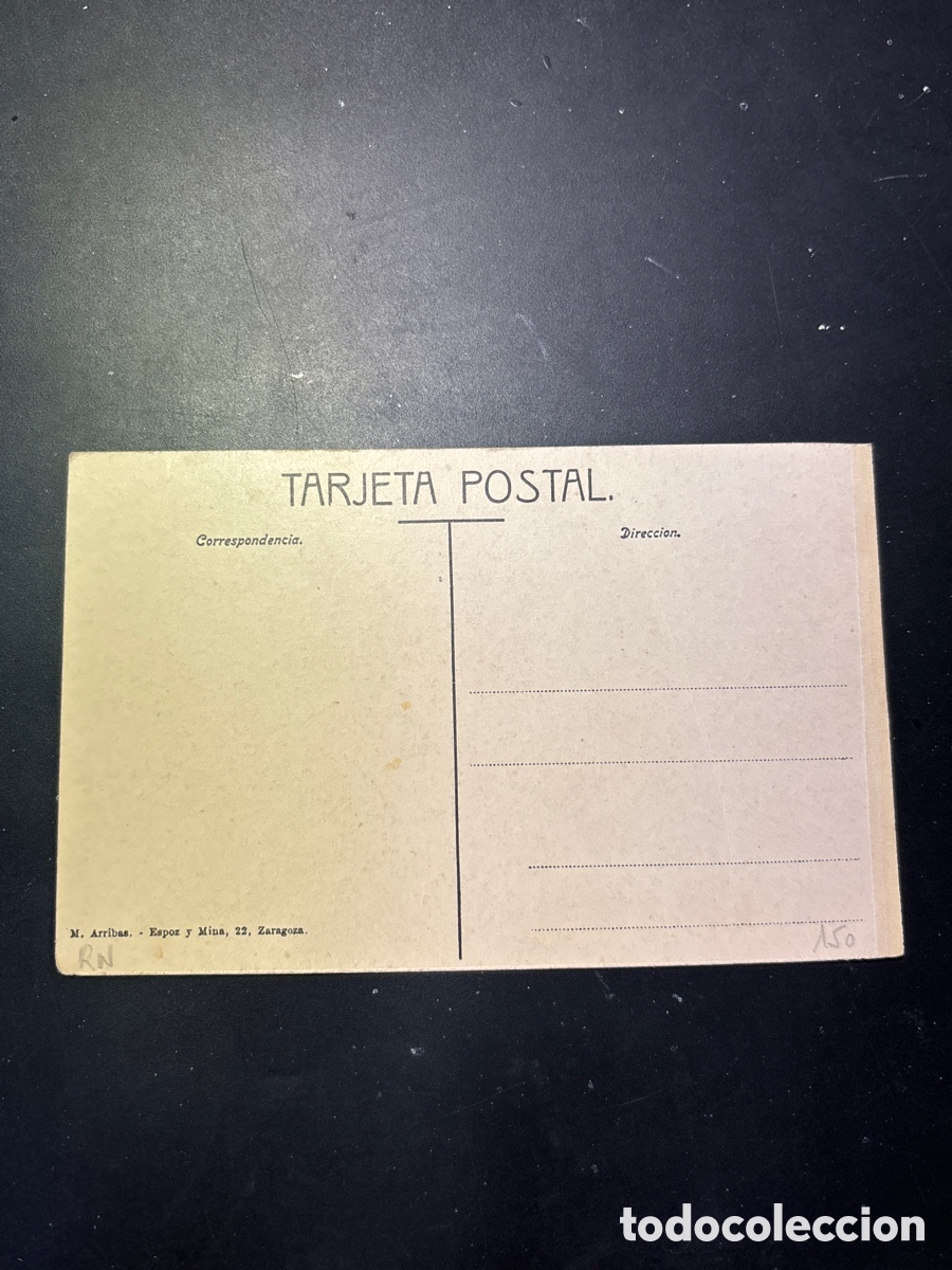 Postales: Antigua postal. Zaragoza. - Foto 3