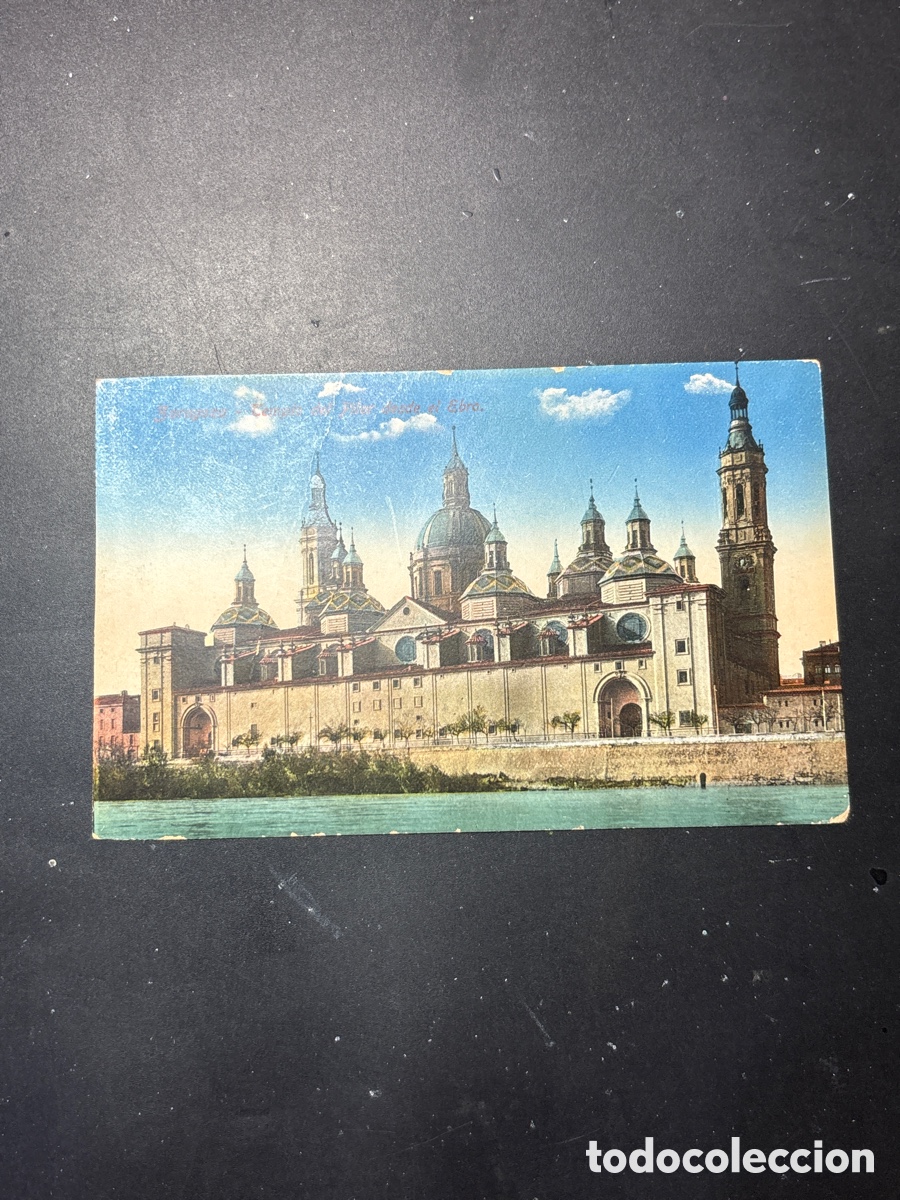 Postales: Antigua postal. Zaragoza. - Foto 1