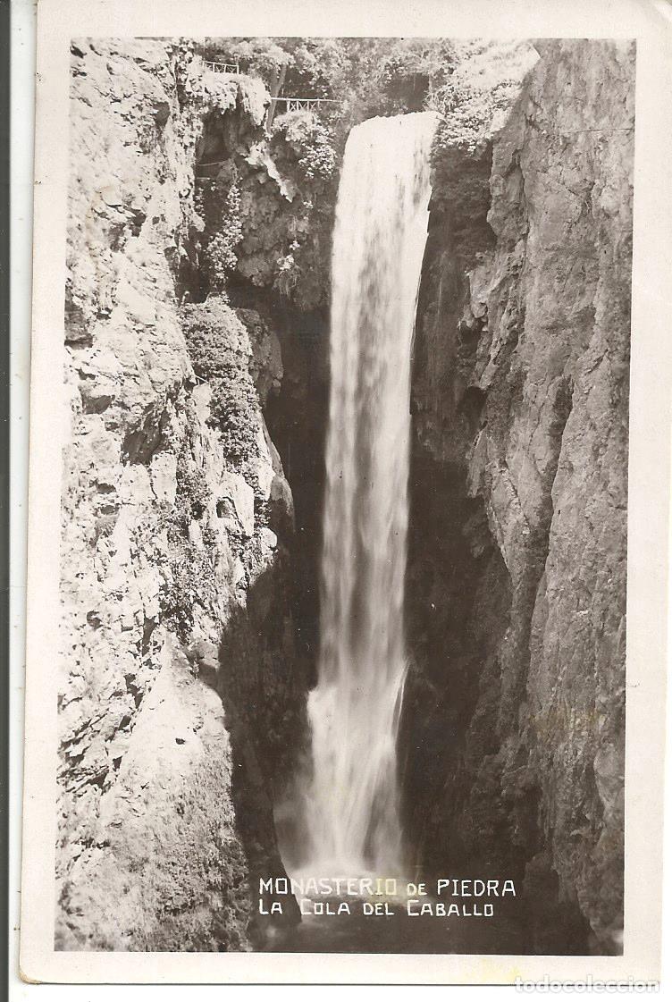 Postales: POSTAL MONASTERIO DE PIEDRA - LA COLA DEL CABALLO - SIN USAR - Foto 1