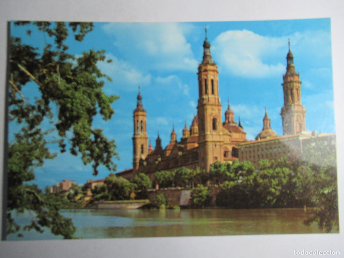 Postales: Zaragoza - R&iacute;o Ebro. Templo del Pilar - Foto 1