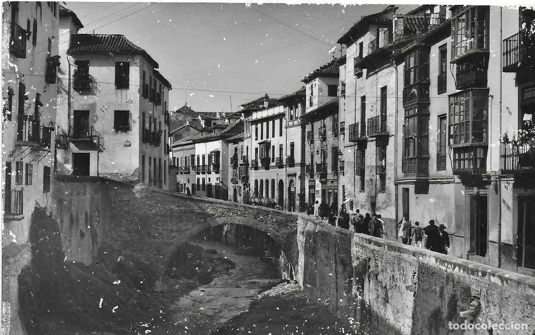 Postales: GRANADA - 41. CARRERA DEL DARRO - EDICIONES DOMINGUEZ - Foto 1