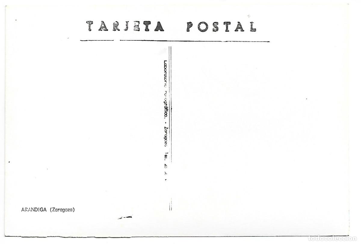 Postales: ARANDIGA.- ZARAGOZA / ARAGON - Foto 2