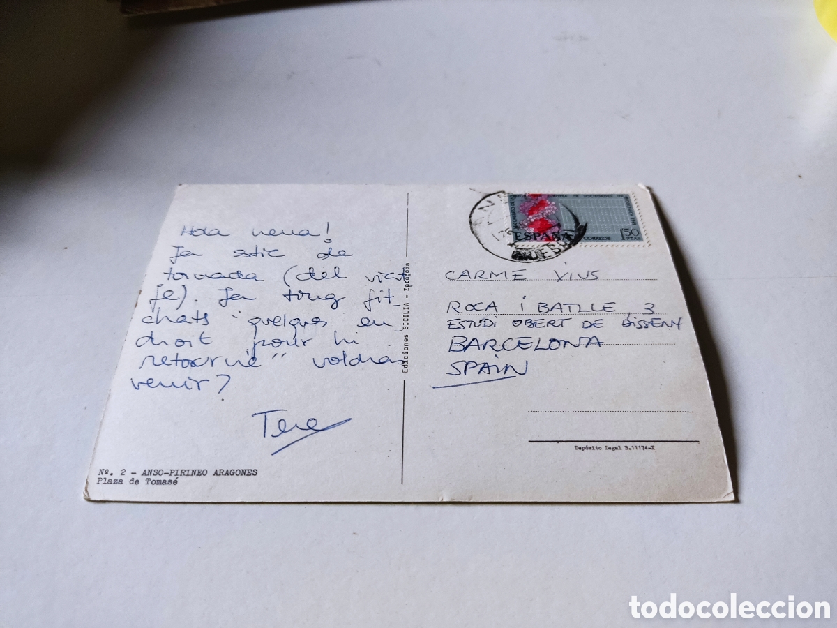 Postales: Postal anso plaza de Tomase - Foto 2