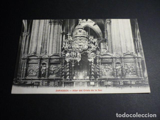 Postales: ZARAGOZA ALTAR DE CRISTO DE LA SEO - Foto 1