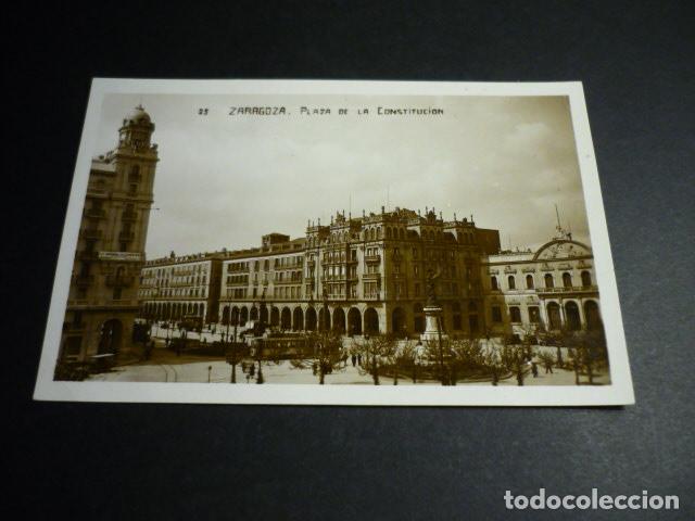 Postales: ZARAGOZA PLAZA DE LA CONSTITUCION - Foto 1
