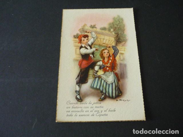 Postales: ZARAGOZA LA JOTA FREIXAS ILUSTRADOR - Foto 1