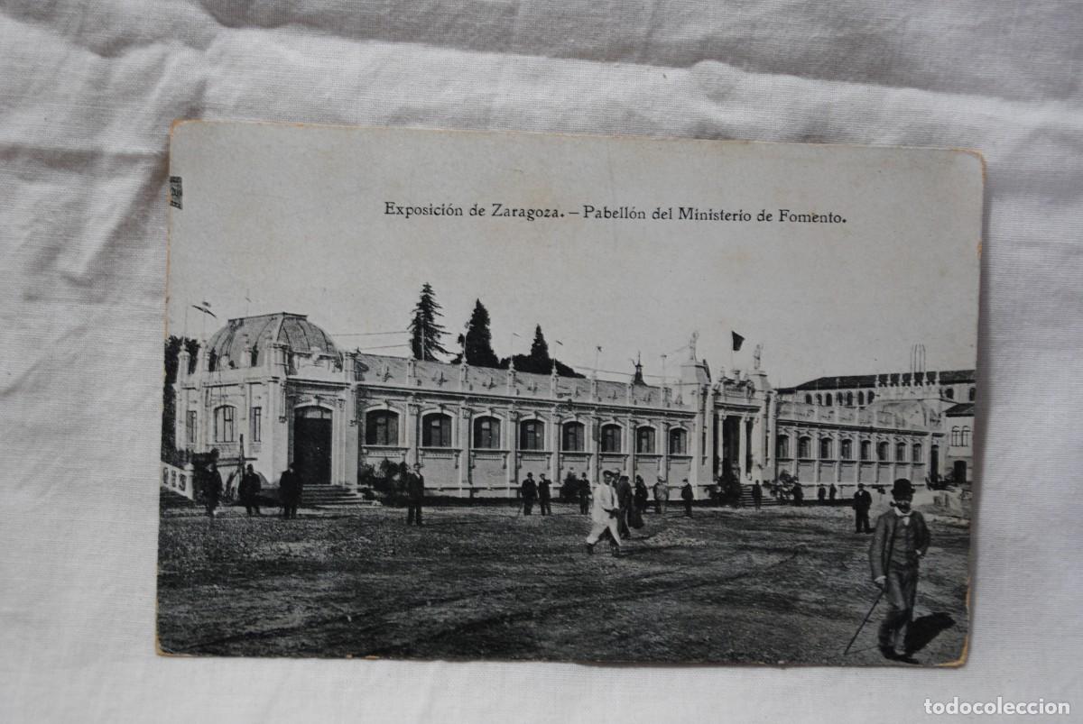 Postales: EXPOSICION DE ZARAGOZA , LOTE DE CINCO POSTALES - Foto 3