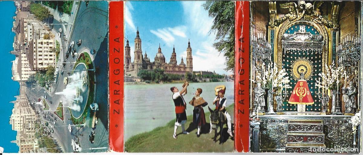Postales: LIBRITO FLEXO CON 16 VISTAS DE ZARAGOZA - Foto 1