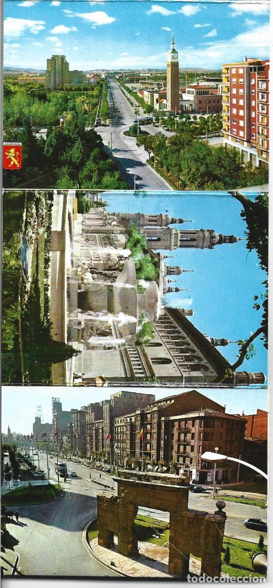Postales: LIBRITO FLEXO CON 16 VISTAS DE ZARAGOZA - Foto 5