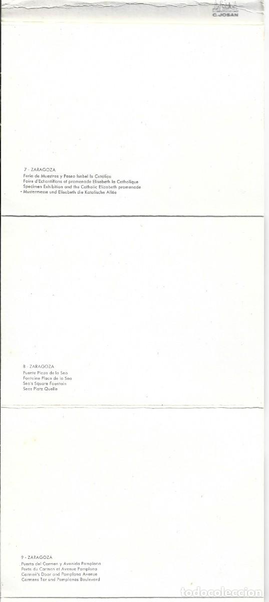 Postales: LIBRITO FLEXO CON 16 VISTAS DE ZARAGOZA - Foto 6