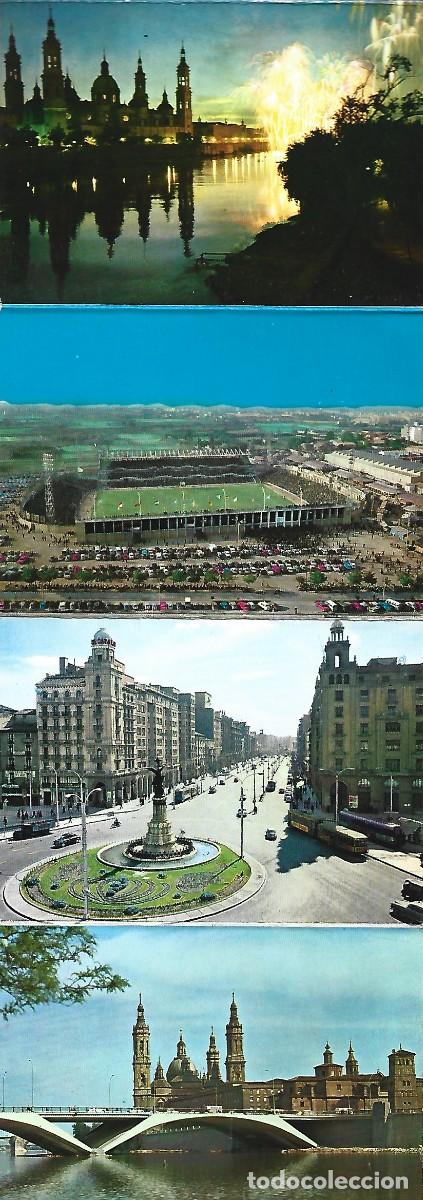 Postales: LIBRITO FLEXO CON 16 VISTAS DE ZARAGOZA - Foto 7