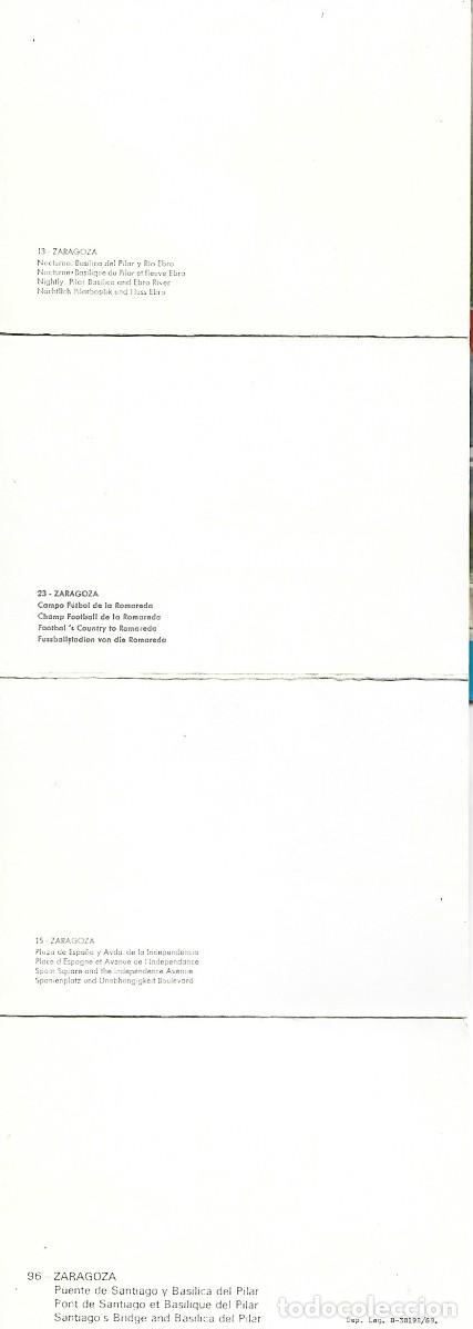 Postales: LIBRITO FLEXO CON 16 VISTAS DE ZARAGOZA - Foto 8