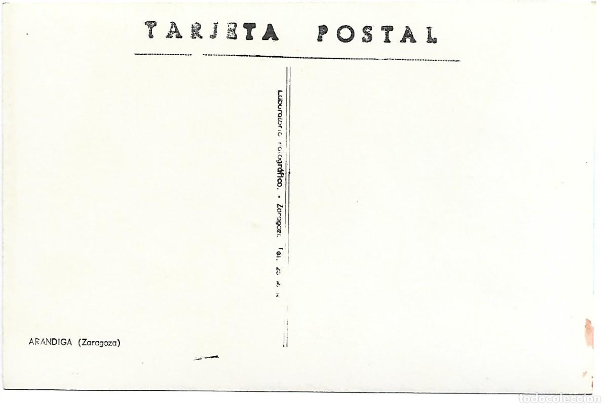 Postales: ARANDIGA.- ZARAGOZA / ARAGON - Foto 2
