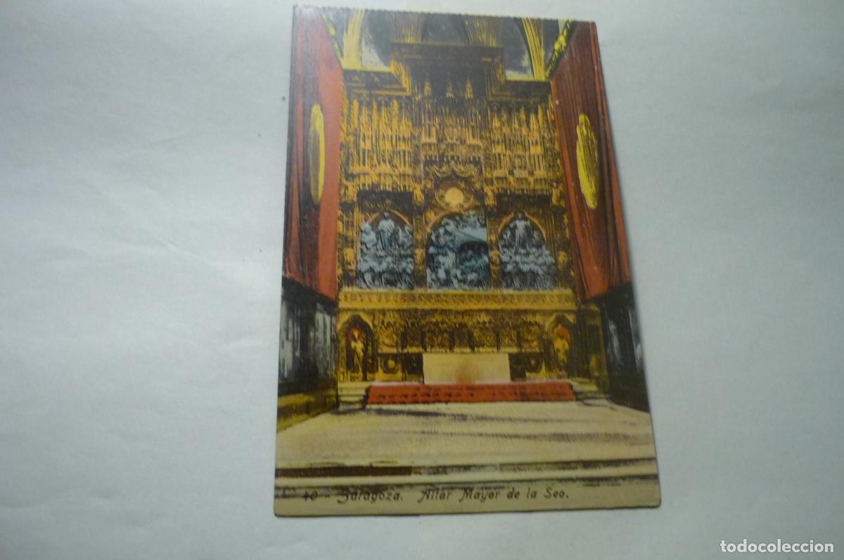 Postales: POSTAL ZARAGOZA ALTAR MAYOR SEO CM - Foto 1
