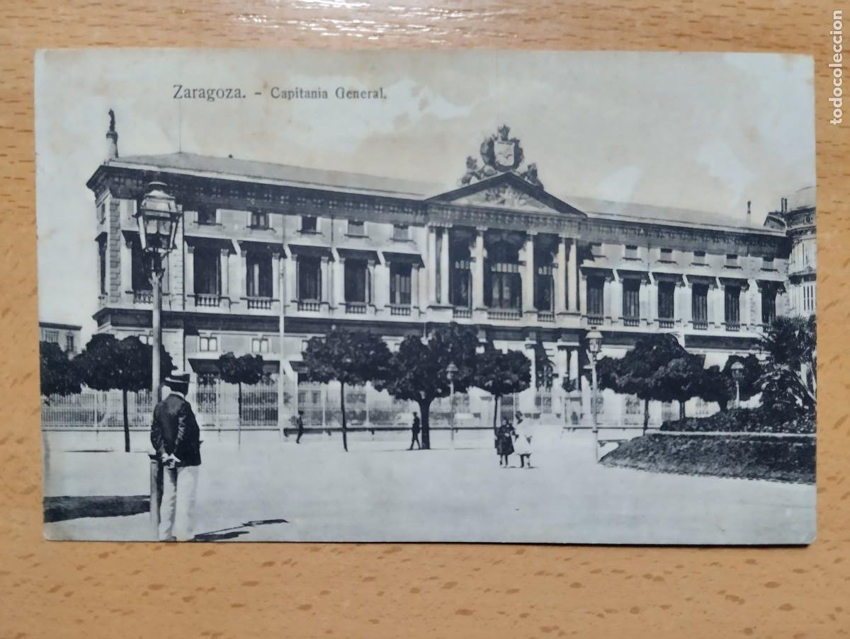 Postales: ZARAGOZA, Capitania General, Edicion El Cicl&oacute;n 12. - Foto 1