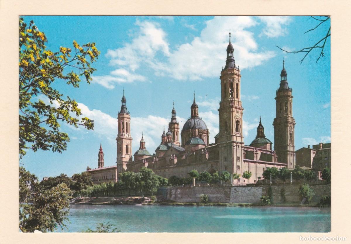 Postales: ZARAGOZA. TEMPLO DE EL PILAR (1962) - Foto 1
