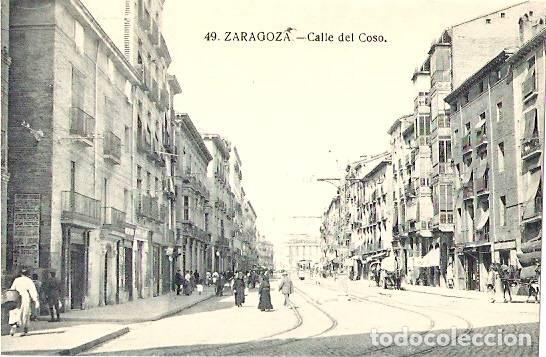 Postales: Zaragoza.- Calle del Coso - Foto 1