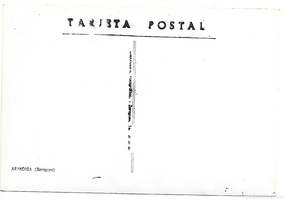 Postales: ARANDIGA.- ZARAGOZA / ARAGON - Foto 2