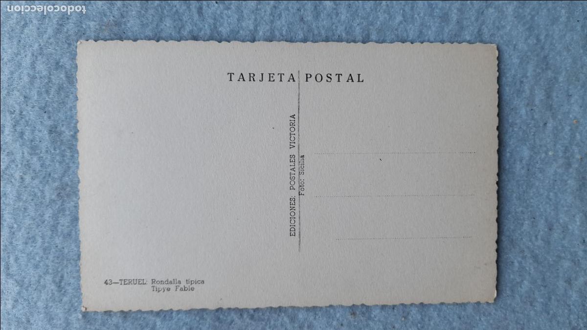 Postales: Teruel. Rondalla T&iacute;pica. - Foto 3