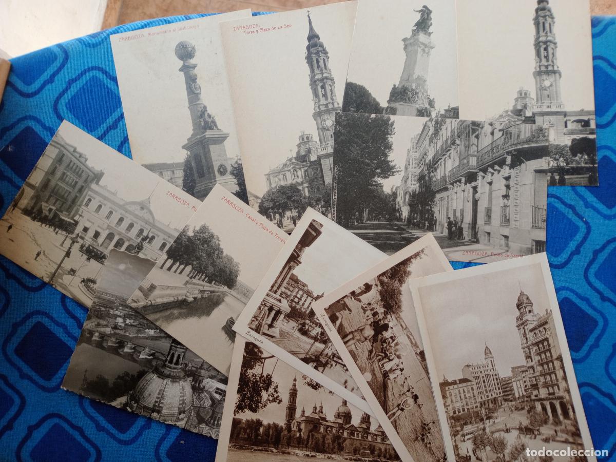 Postales: Zaragoza: 12 postales antiguas - Foto 1