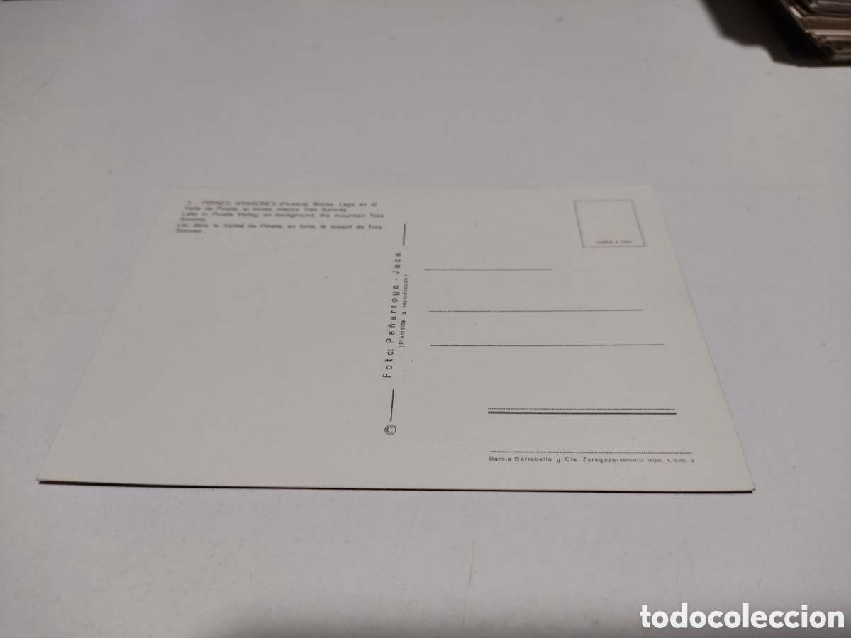 Postales: Postal Bielsa lago ... - Foto 2