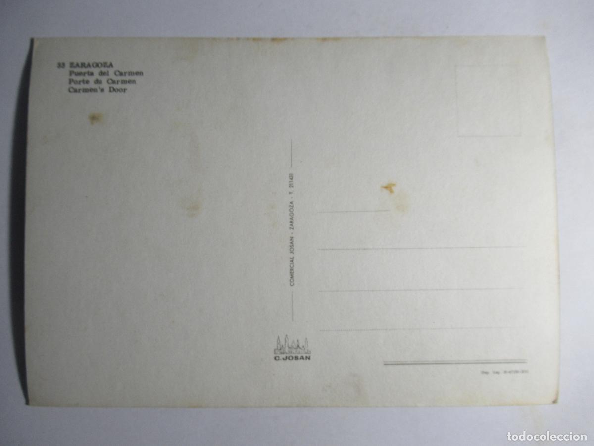 Postales: Zaragoza - Puerta del Carmen - Foto 2