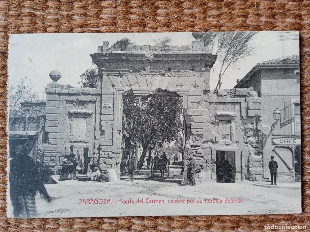Postales: ZARAGOZA - PUERTA DEL CARMEN - - Foto 1