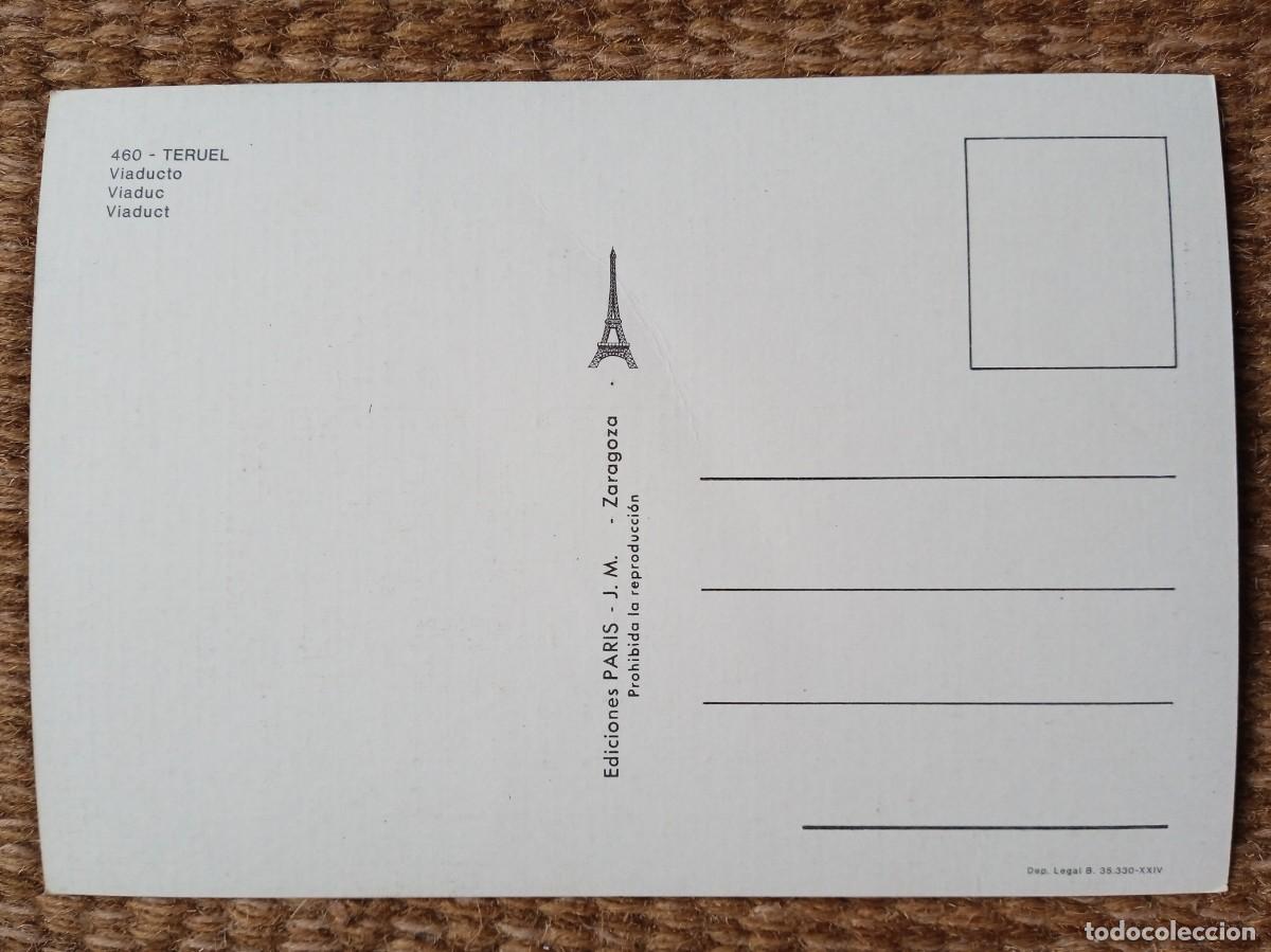 Postales: TERUEL - VIADUCTO - ED. PARIS - Foto 2