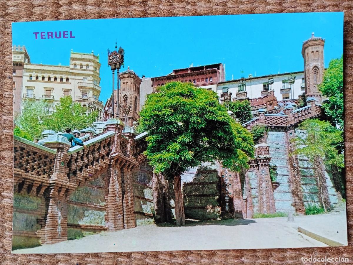 Postales: TERUEL - LA ESCALINATA - ED. PARIS - Foto 1