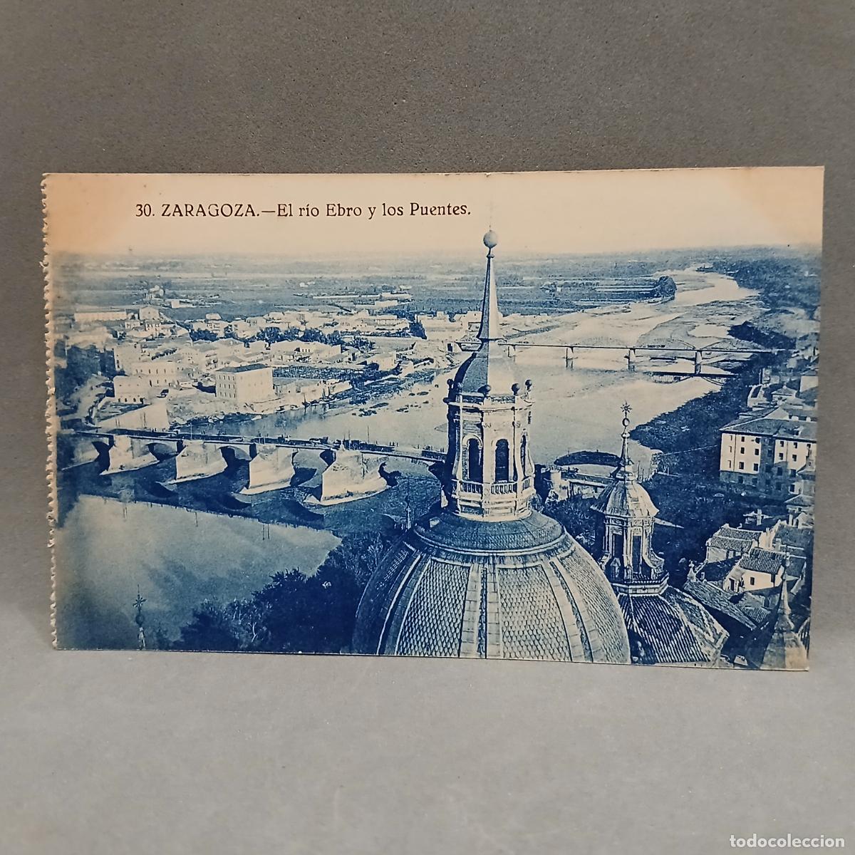 Postales: ZARAGOZA. El r&iacute;o Ebro y los Puentes - Foto 1