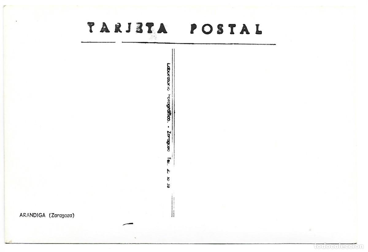 Postales: ARANDIGA.- ZARAGOZA / ARAGON - Foto 2
