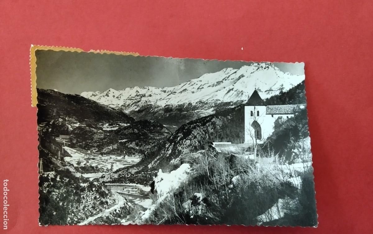 Postales: BIESCAS , POSTAL ANTIGUA , BLANCO Y NEGRO , - Foto 2