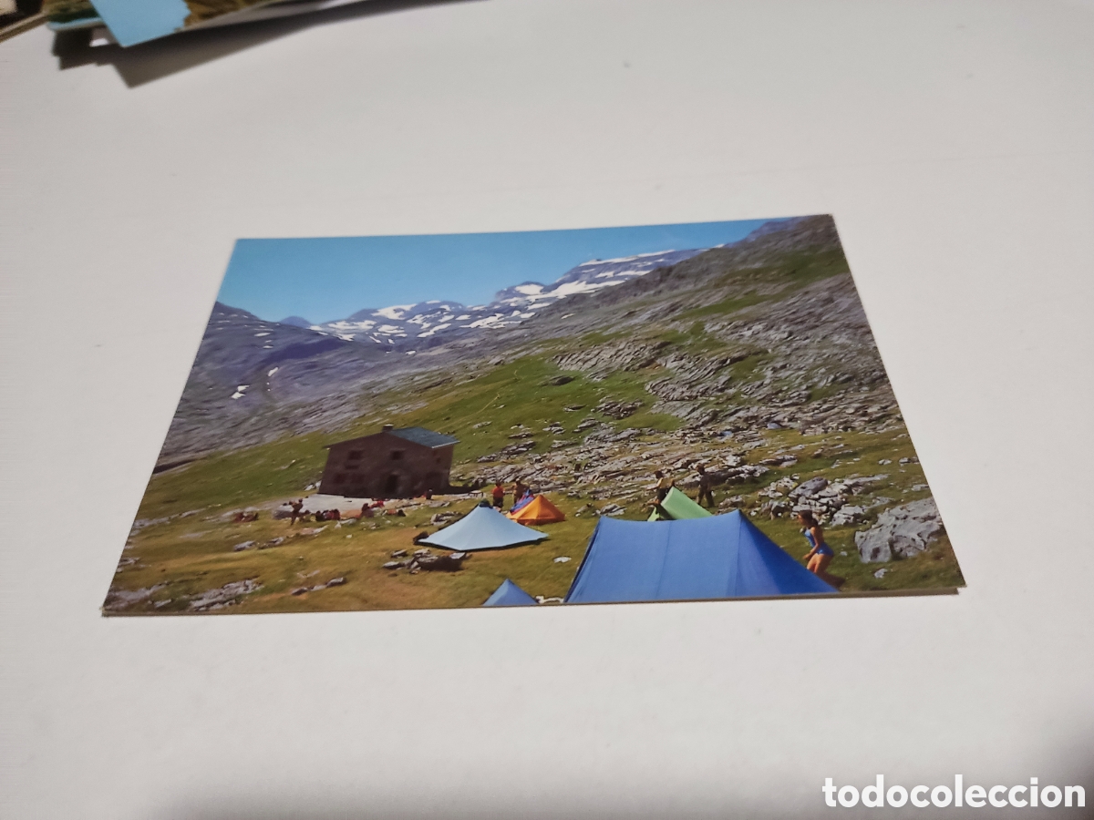 Postales: Postal Ordesa refugio de Goriz acampada - Foto 1