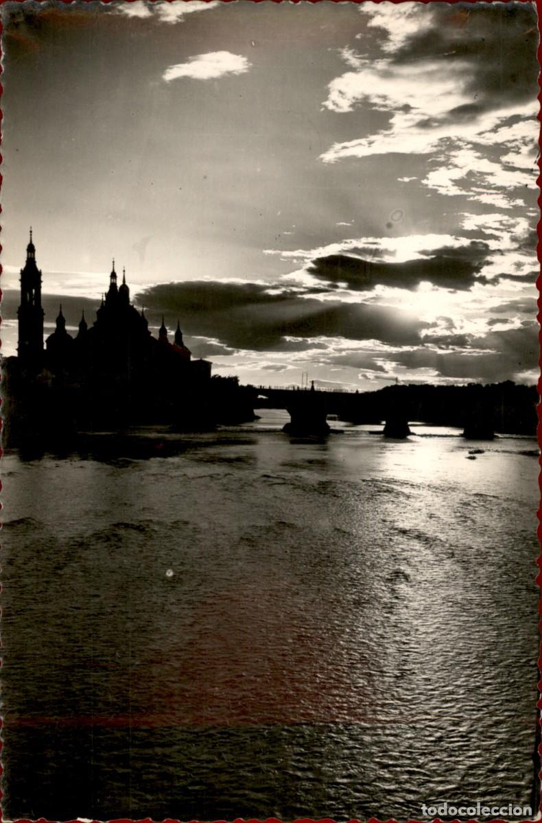 Postales: Zaragoza - Rio Ebro y Basilica del Pilar - Foto 1