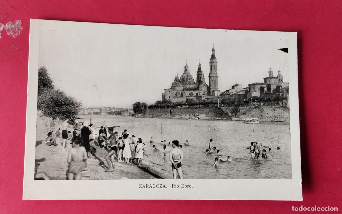 Postales: ZARAGOZA , POSTAL ANTIGUA , BLANCO Y NEGRO - Foto 2