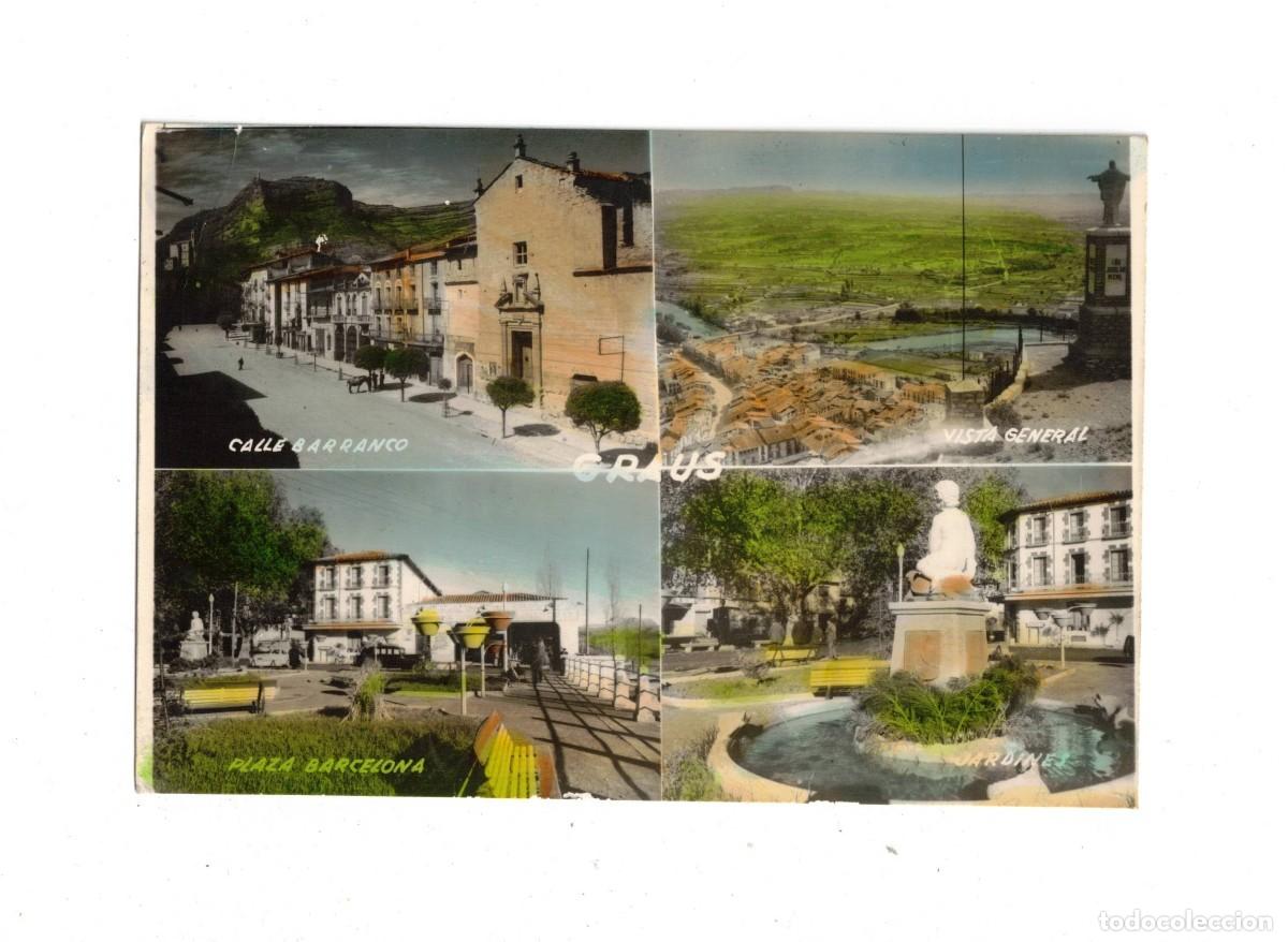 Postales: GRAUS. VISTAS. COLOREADA - Foto 1
