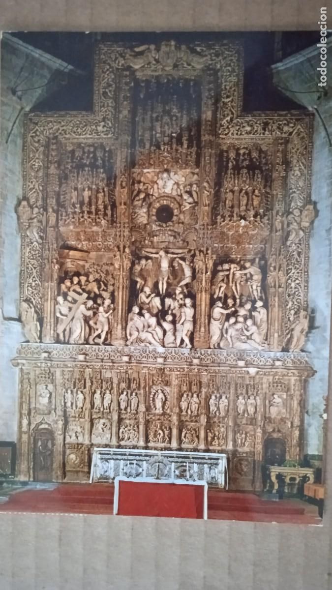 Postales: HUESCA catedral - ALTAR MAYOR (CIRCULADA 1972) - Foto 1
