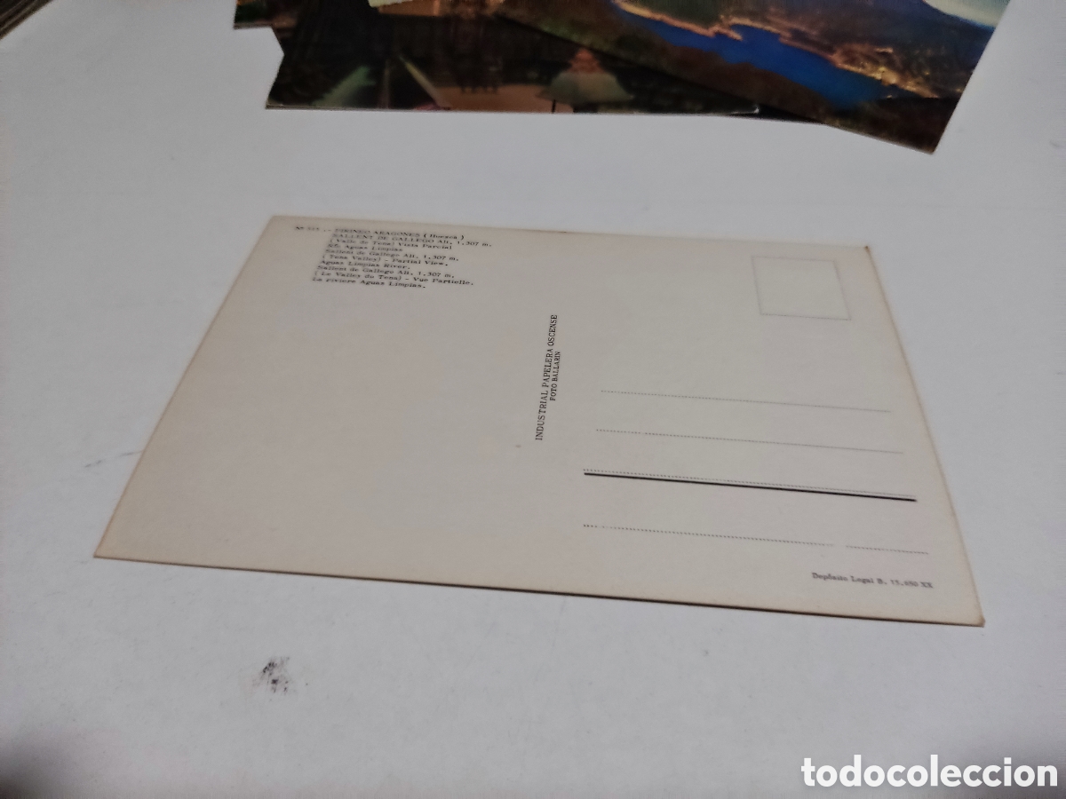 Postales: Postal Sallent de Gallego - Foto 2